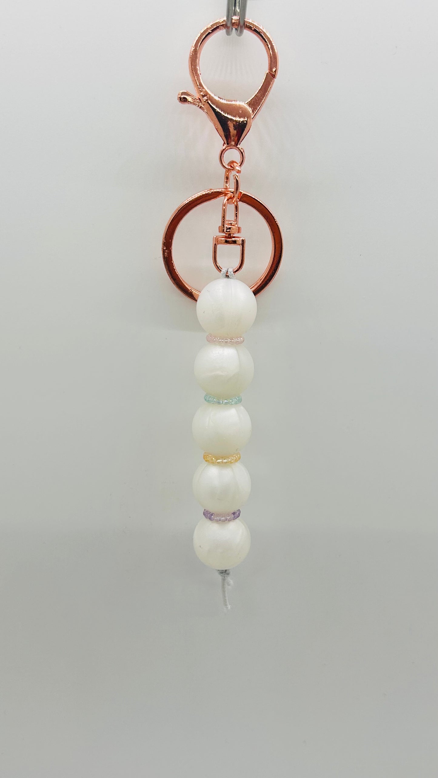 Pastel Pearls Keychain